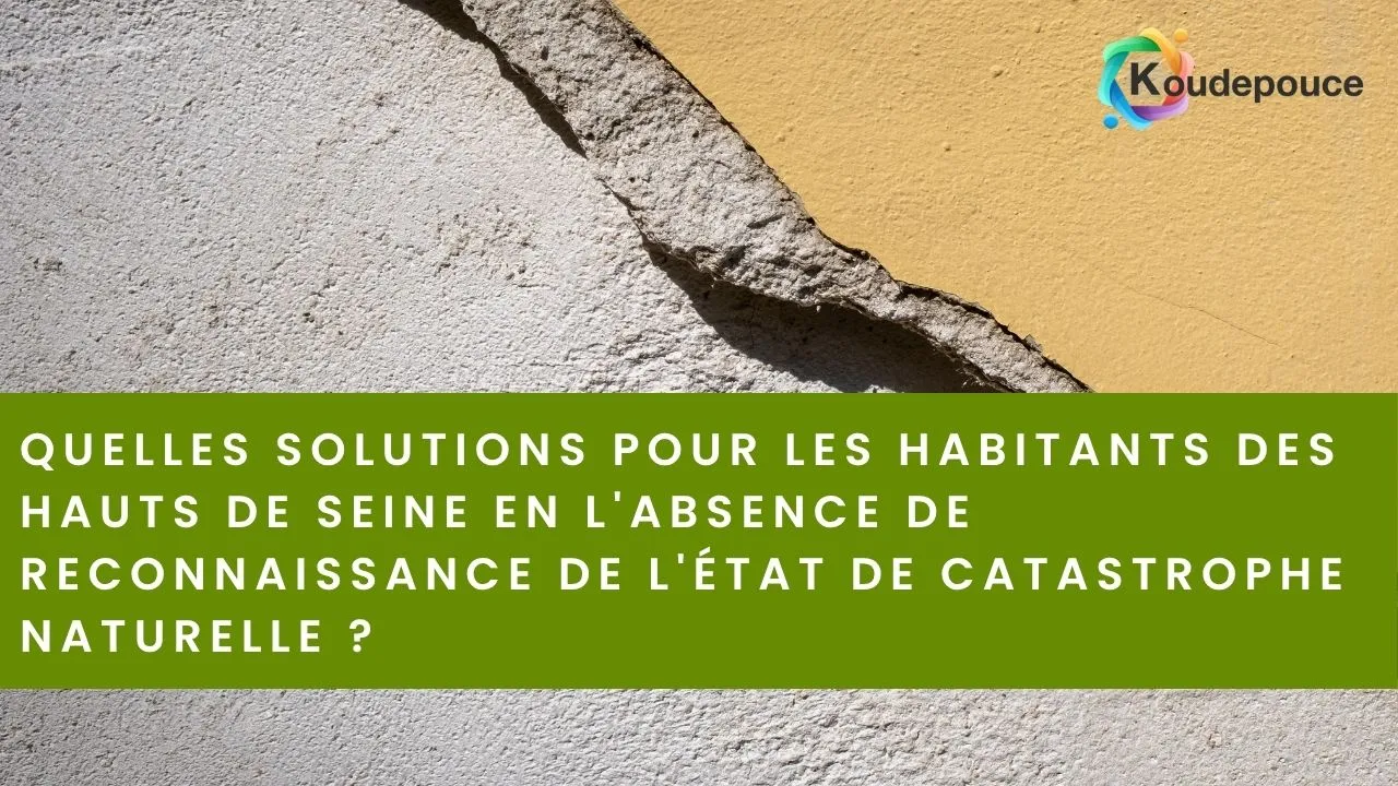 Solutions face à l'absence de reconnaissance de l'état de catastrophe naturelle